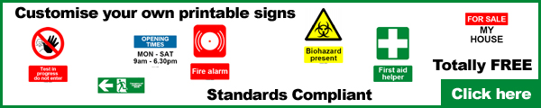 Free printable safety signs and labels