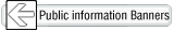 Public Information banners