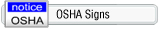 OSHA signs