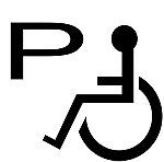 stationnement accessible signe