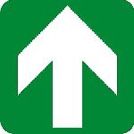 sign keywords :  arrow arrows direction directional directions evacuation evauation exit fire green up way white