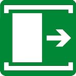 sign keywords :  arrow arrows direction directional directions door doors green open right slide way white