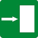sign keywords :  arrow arrows direction directional directions door doors evacuation evauation exit fire green way white
