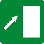 sign keywords :  arrow arrows direction directional directions door doors evacuation evauation exit fire green up way white