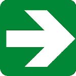 sign keywords :  arrow arrows direction directional directions evacuation evauation exit fire green way white
