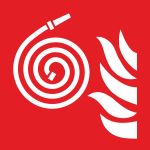 Unconnected fire hose 
