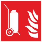 Wheeled fire extinguisher 