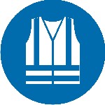 Wear high visibility jacket