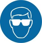 Eye protection must be worn