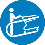Hold the trolley handle 