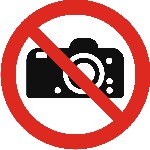 Interdiction de photographier signe