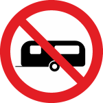 No caravans