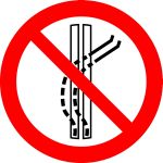 Do not leave the tow-track 