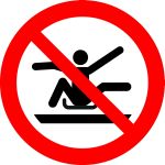 Do not stretch out of toboggan 