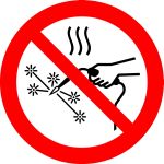 Hot works prohibited 