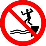 No jumping into water 