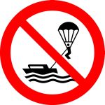 No parasailing 