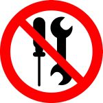 Not to be serviced by users 