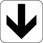 down arrow