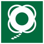 Lifebuoy with line 
