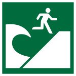 Tsunami evacuation area 
