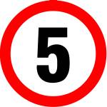 sign keywords :  drive limit mph red speed traffic