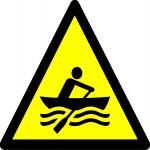 Beware rowing area