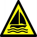 Prenez garde zone de navigation signe