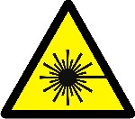 Caution laser beam