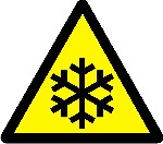 Warnung vor niedriger Temperatur/Kälte