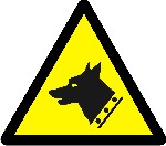 Warning guard dog
