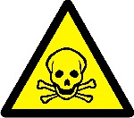 Warning toxic material